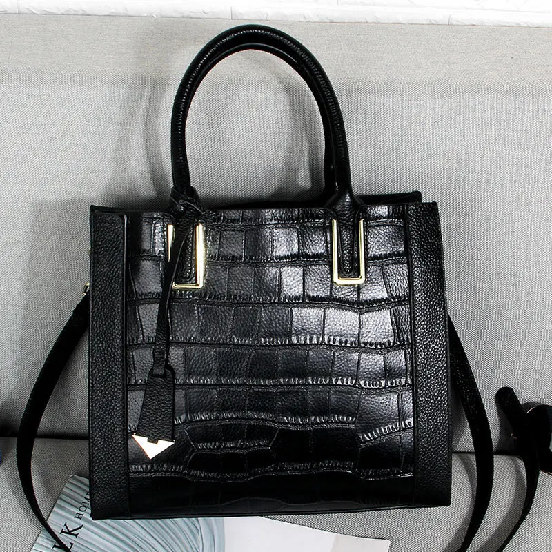 High Quality Genuine Leather Top Handle Messenger Bag Tote Handbag Fashion Crocodile Pattern Women Crossbody Shoulder Bags
High Quality Genuine Leather Top Handle Messenger Bag Tote Handbag Fashion Crocodile Pattern Women Crossbody Shoulder Bags