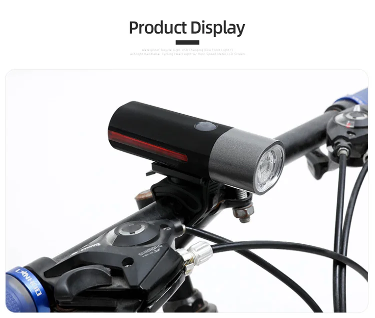 Excellent Waterproof Bicycle Light USB Charging IPX5 Flashlight For Bike  Headlight Cycling Front Lamp 5