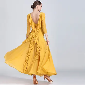 2020 Fashion Sexy Lady Ballroom Dance Competition Dresses Women Standard Ballroom Waltz Dress Waltz Tango Costume Dresses
2020 Fashion Sexy Lady Ballroom Dance Competition Dresses Women Standard Ballroom Waltz Dress Waltz Tango Costume Dresses