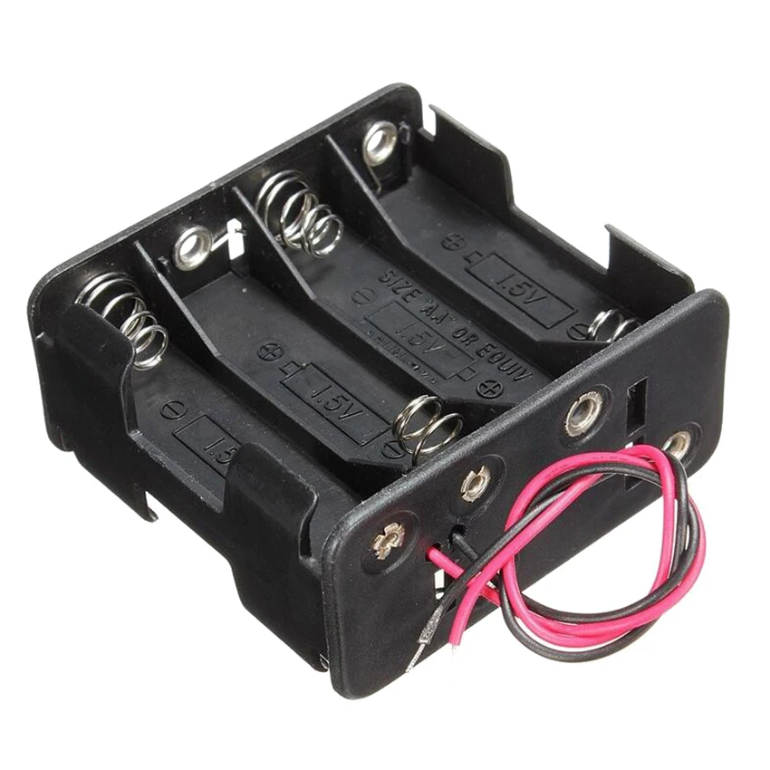NEW 12 Volt 12V Battery Clip Slot Storage Holder Box Case For 8 AA Batteries Stack 6 Leads Wire
NEW 12 Volt 12V Battery Clip Slot Storage Holder Box Case For 8 AA Batteries Stack 6 Leads Wire
