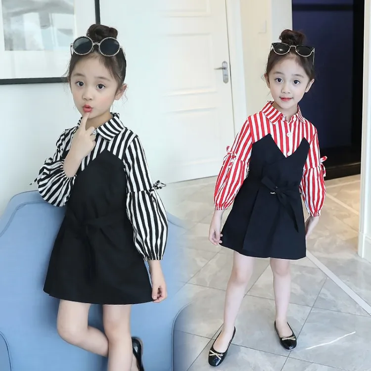 Children's clothing girls dress 2019 spring and autumn new cotton fake two-piece dress 3-12 years
Children's clothing girls dress 2019 spring and autumn new cotton fake two-piece dress 3-12 years