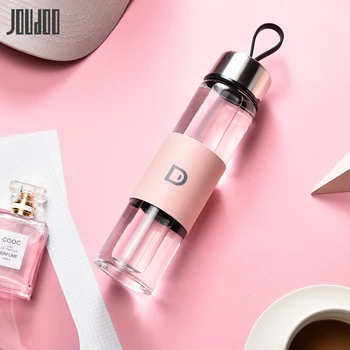 JOUDOO 450ML Single Layer Glass Water Bottle Brief High Quality Cups With Rope Portable Water Tea Outdoor Tour Drinkware Cup 35
JOUDOO 450ML Single Layer Glass Water Bottle Brief High Quality Cups With Rope Portable Water Tea Outdoor Tour Drinkware Cup 35