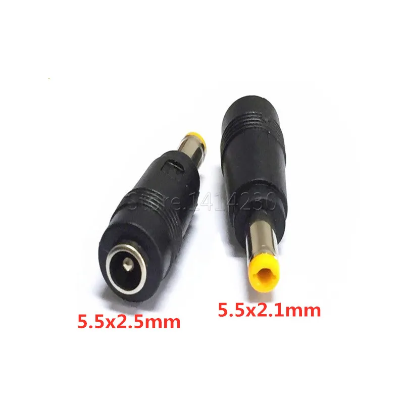 Connector For Dc Power Adapter Connector Plug Conversion Head Jack Female Socket 5.5*2.5mm Turn To Male 5.5*2.1mm Tuning Fork
Connector For Dc Power Adapter Connector Plug Conversion Head Jack Female Socket 5.5*2.5mm Turn To Male 5.5*2.1mm Tuning Fork