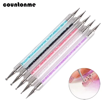 5Pcs/Set Nail Art Dotting Pen Rhinestone Crystal Decoration Picker Acrylic Handle Dual-Head Brush UV Gel Painting Manicure Tools
5Pcs/Set Nail Art Dotting Pen Rhinestone Crystal Decoration Picker Acrylic Handle Dual-Head Brush UV Gel Painting Manicure Tools