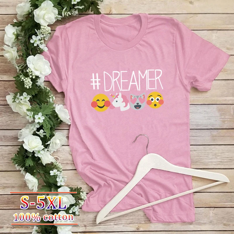 Harajuku Summer Cartoon emoji print T Shirt Women 2019 Fashion 100%Cotton T-shirt Woman Tee Top Casual Female T-shirts Plus Size
Harajuku Summer Cartoon emoji print T Shirt Women 2019 Fashion 100%Cotton T-shirt Woman Tee Top Casual Female T-shirts Plus Size