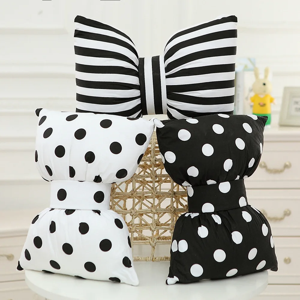 Bow-Knot Pillow Cotton Ball Beads Bow Pillow Plaid Stripe Candy Color Cushion Pastoral Sofa Bed Decorative Throw Home Decor
Bow-Knot Pillow Cotton Ball Beads Bow Pillow Plaid Stripe Candy Color Cushion Pastoral Sofa Bed Decorative Throw Home Decor