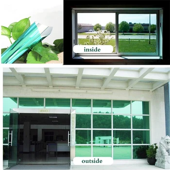 60x200 cm Green Silver One Way Mirror Window Film.Self-adhesive PET Opaque Privacy Glass Tint Reflective Solar Film for Home
60x200 cm Green Silver One Way Mirror Window Film.Self-adhesive PET Opaque Privacy Glass Tint Reflective Solar Film for Home