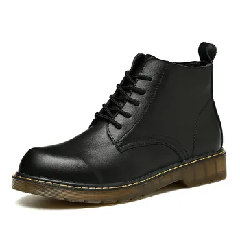 2020 Plus size 38-47 All Black Brush Off Men Boots Spring Summer Shoes Men Top Casual Shoes for Male Zapatos De Hombre Shoelaced
2020 Plus size 38-47 All Black Brush Off Men Boots Spring Summer Shoes Men Top Casual Shoes for Male Zapatos De Hombre Shoelaced