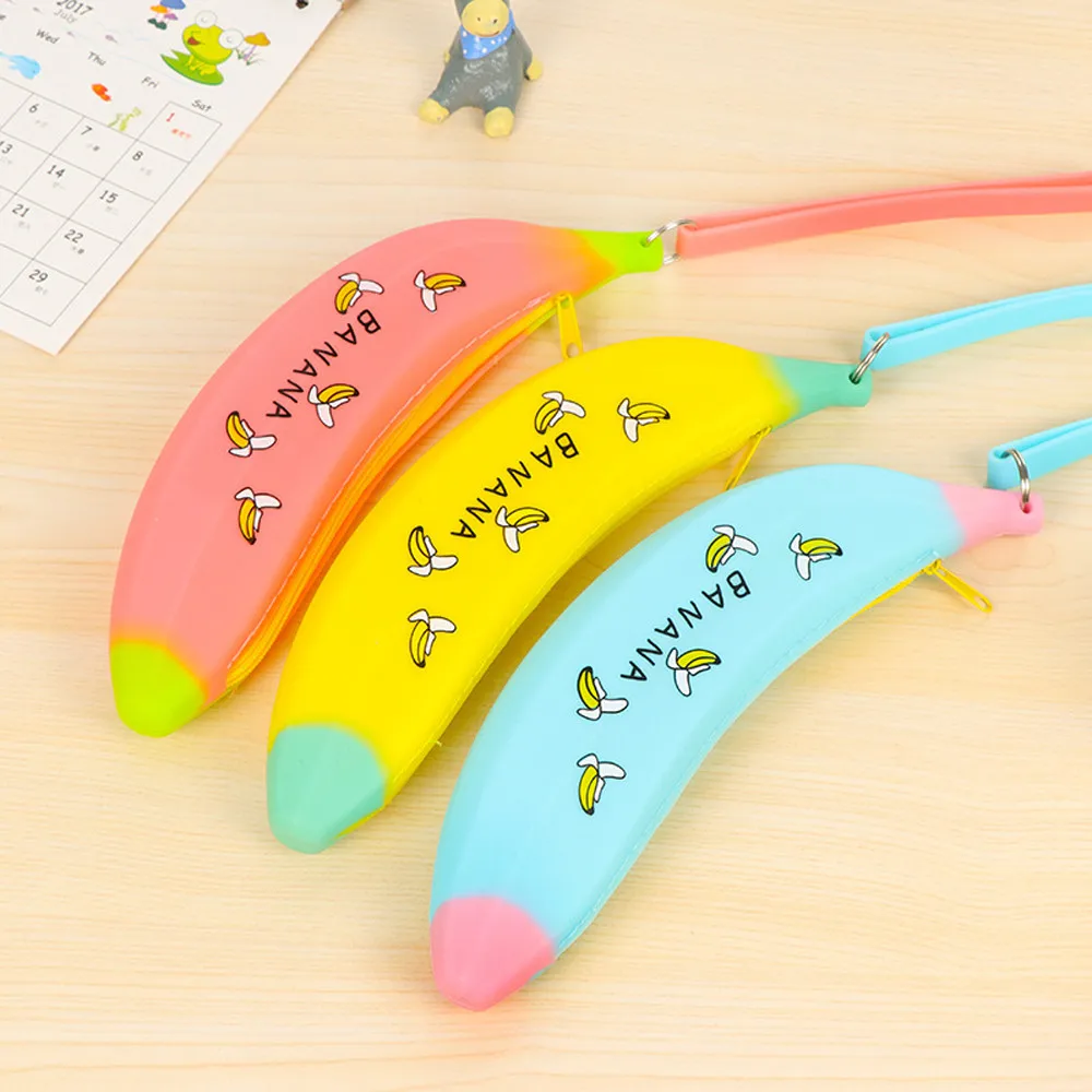 NAI YUE 2019 hot1! candy color Silica gel bag Novelty Silicone Portable Banana Coin Pencil Case Purse Bag Wallet Pouch Keyring
NAI YUE 2019 hot1! candy color Silica gel bag Novelty Silicone Portable Banana Coin Pencil Case Purse Bag Wallet Pouch Keyring