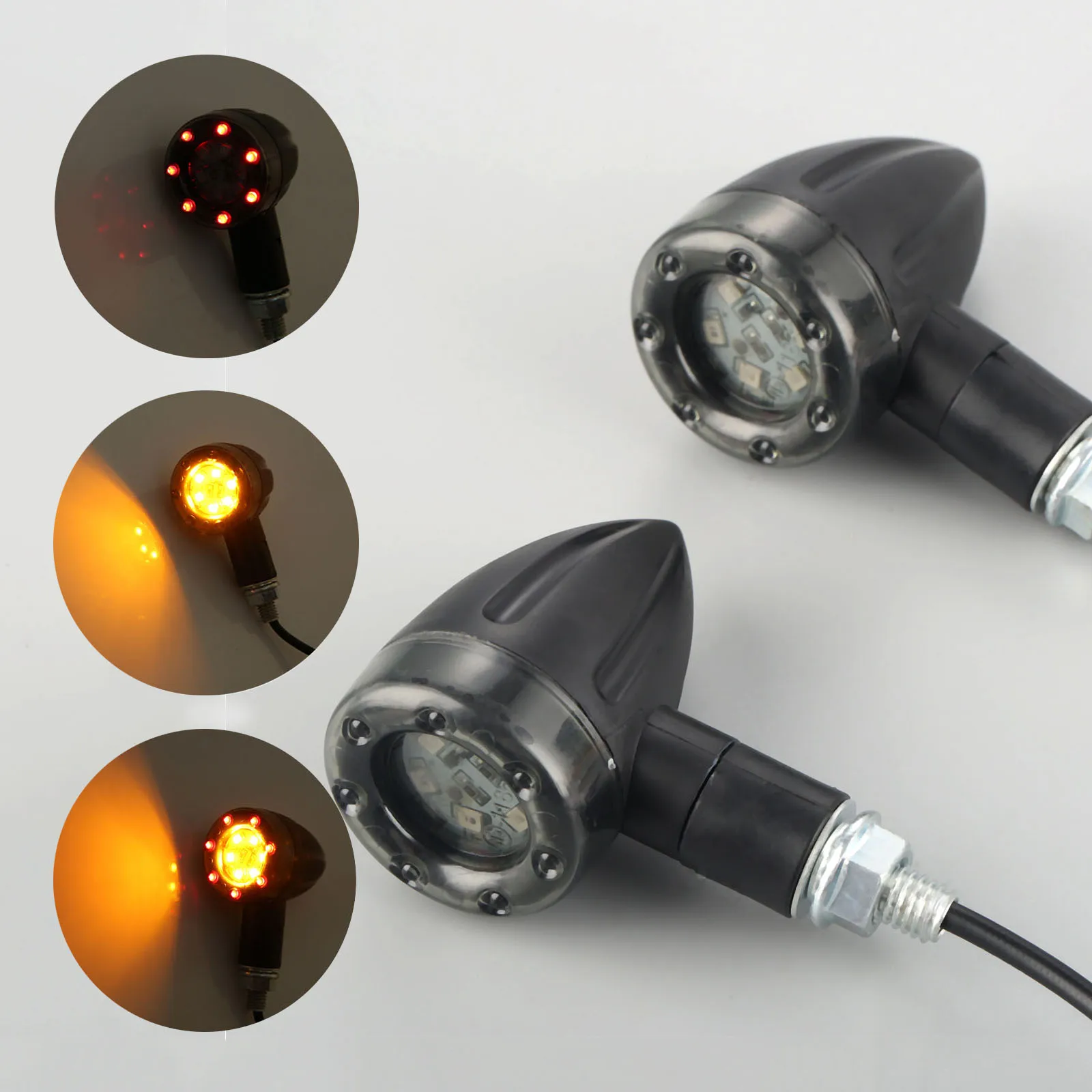 Mgoodoo 2Pcs/4Pcs Motorcycle LED Flasher Turn Signal Indicators light Brake Rear Running Lamp DC12V Amber LED Signal Turn Light
Mgoodoo 2Pcs/4Pcs Motorcycle LED Flasher Turn Signal Indicators light Brake Rear Running Lamp DC12V Amber LED Signal Turn Light