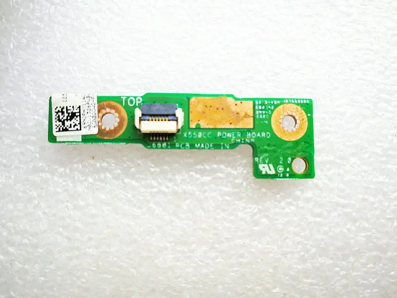original for Asus R510C X550C X550 X550CC X550CA A550C X550V Y581C X550EP X550LC X550LD X550VC power switch button board
original for Asus R510C X550C X550 X550CC X550CA A550C X550V Y581C X550EP X550LC X550LD X550VC power switch button board
