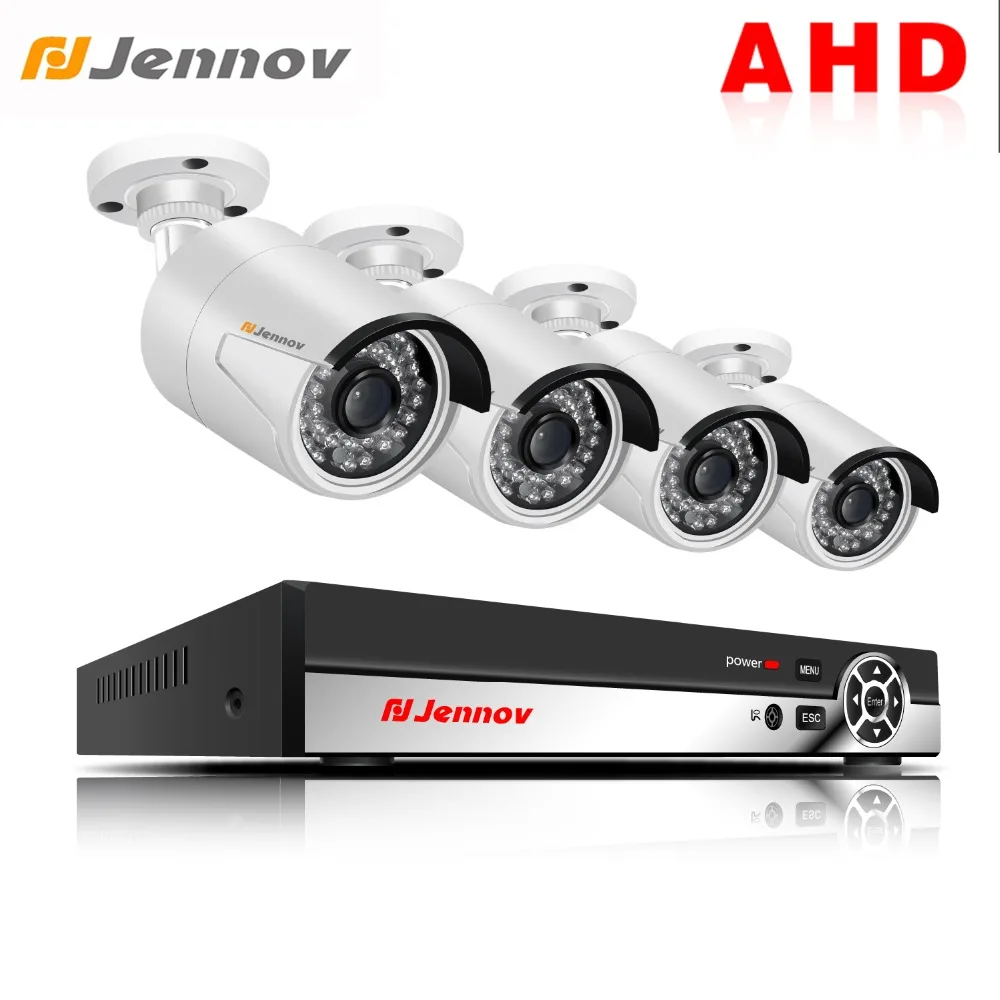 Jennov AHD Camera Set 4CH 1080P DVR Kit Home Security Camera System Video Surveillance Kit IP Camera 2MP CCTV Set P2P HDMI IR
Jennov AHD Camera Set 4CH 1080P DVR Kit Home Security Camera System Video Surveillance Kit IP Camera 2MP CCTV Set P2P HDMI IR