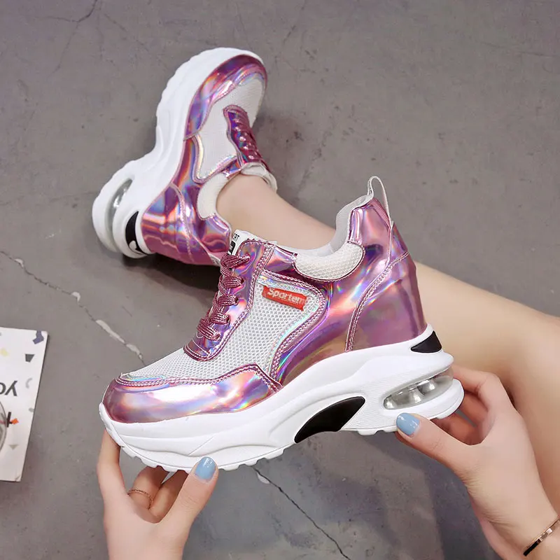 Platform Sneakers Women Sneakers Higt Top Casual Shoes Flats 9cm Hight Increase Ladies Footwear Breathable Mesh Sneakers
Platform Sneakers Women Sneakers Higt Top Casual Shoes Flats 9cm Hight Increase Ladies Footwear Breathable Mesh Sneakers