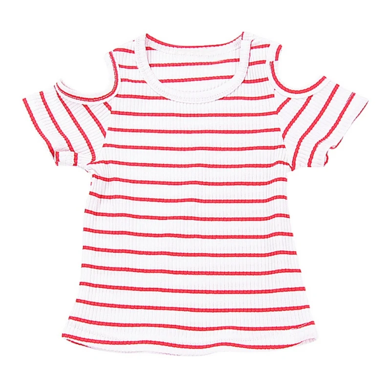Casual Fall Summer Cotton Baby Girls T-Shirt Short sleeve Off Shoulder Kids Striped T shirt For Girls Tops Clothes Clothing
Casual Fall Summer Cotton Baby Girls T-Shirt Short sleeve Off Shoulder Kids Striped T shirt For Girls Tops Clothes Clothing