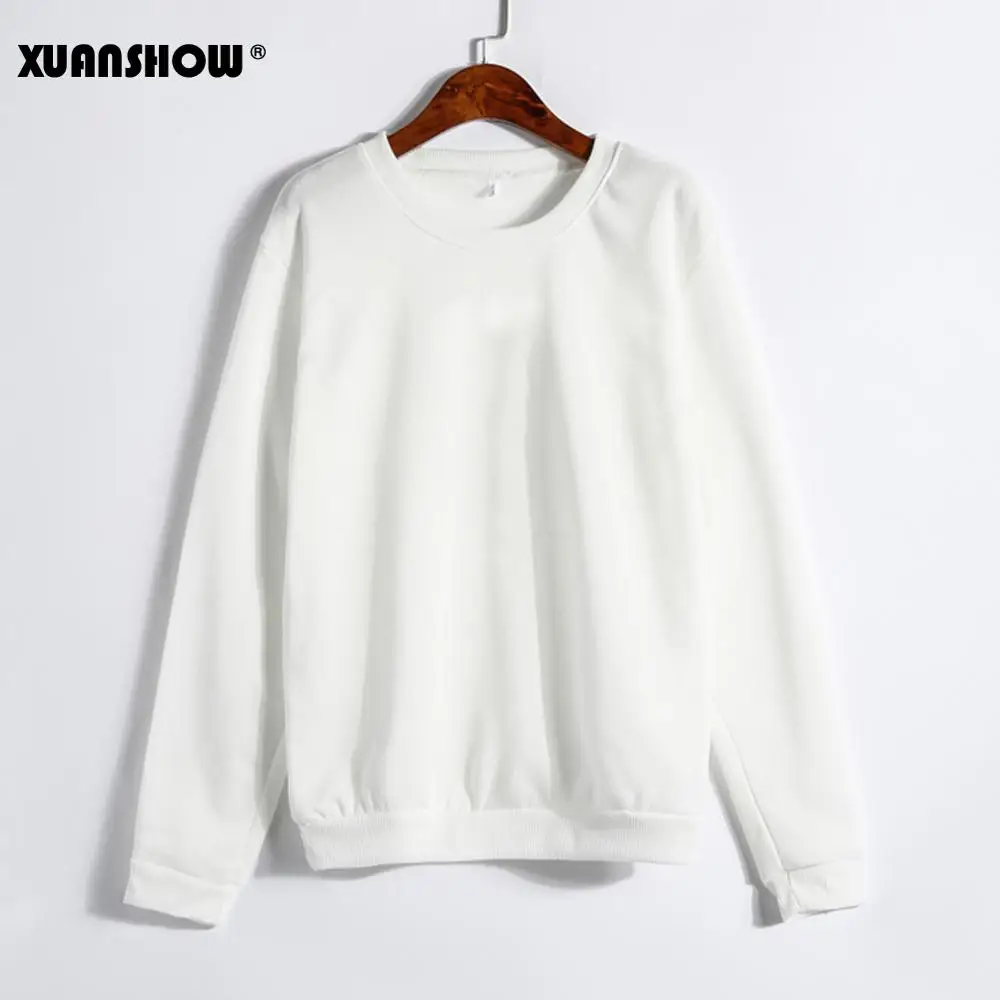 XUANSHOW Spring Autumn Winter Unisex Clothes Fleece Long Sleeve Man Woman Pullover Moletom Sudadera Mujer S-5XL
XUANSHOW Spring Autumn Winter Unisex Clothes Fleece Long Sleeve Man Woman Pullover Moletom Sudadera Mujer S-5XL
