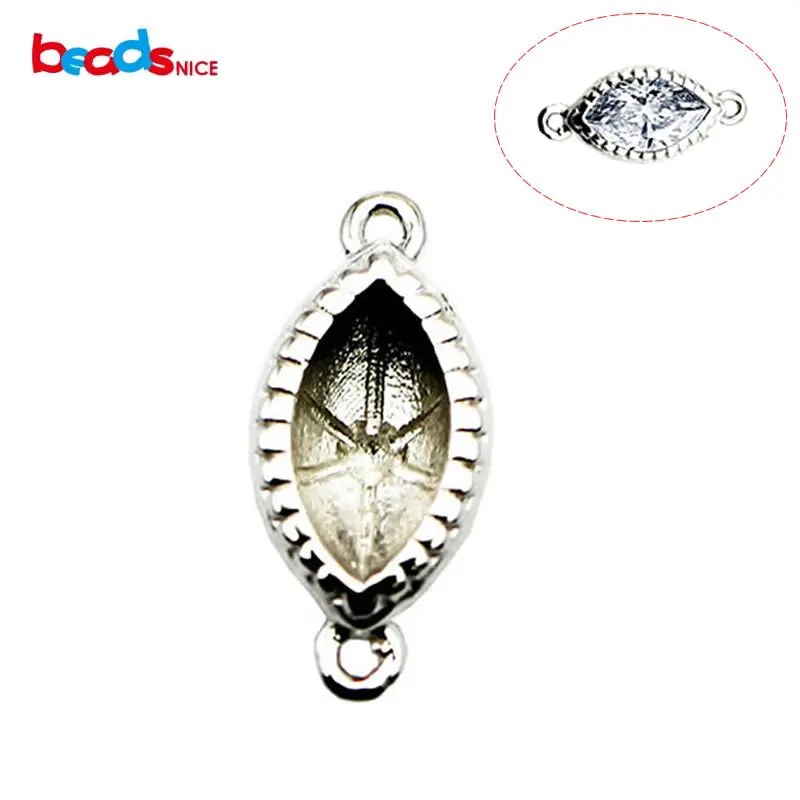 Beadsnice 925 sterling silver charm connectors pendant bezel setting connector for Gemstone setting can fit crystal ID30790
Beadsnice 925 sterling silver charm connectors pendant bezel setting connector for Gemstone setting can fit crystal ID30790
