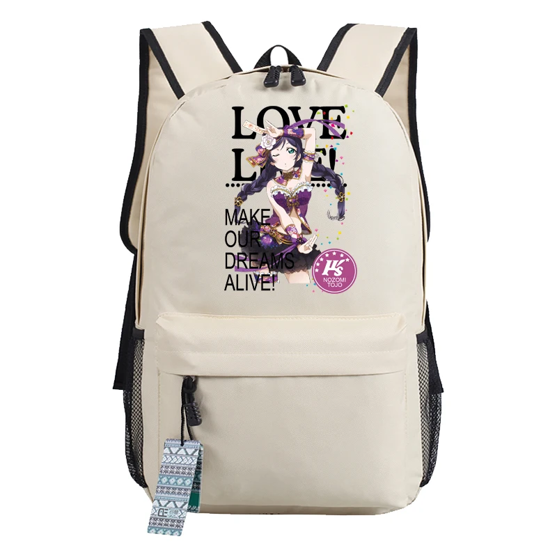 LoveLive Kawaii Minami Kotori Ayase Eli Tojo Nozom Printing Women Backpack School Backpacks for Teenage Girls Fashion Bags 
LoveLive Kawaii Minami Kotori Ayase Eli Tojo Nozom Printing Women Backpack School Backpacks for Teenage Girls Fashion Bags