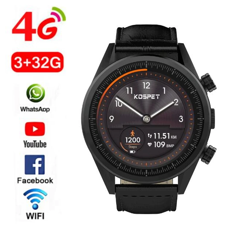 Hope Android 7.1.1 3GB+32GB Dual 4G 1.39" AMOLED WIFI/GPS/GLONASS 8.0MP IP67 Waterproof MT6739 Smart Watch Phone for samsung IOS
Hope Android 7.1.1 3GB+32GB Dual 4G 1.39" AMOLED WIFI/GPS/GLONASS 8.0MP IP67 Waterproof MT6739 Smart Watch Phone for samsung IOS