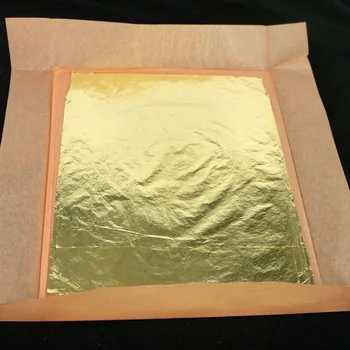 10000 pcs per box Imitation Gold Leaf Color 2.5 Color 2.0 without interpaper 16 x16 cm - Loose Gilding Gold Leaf 
10000 pcs per box Imitation Gold Leaf Color 2.5 Color 2.0 without interpaper 16 x16 cm - Loose Gilding Gold Leaf