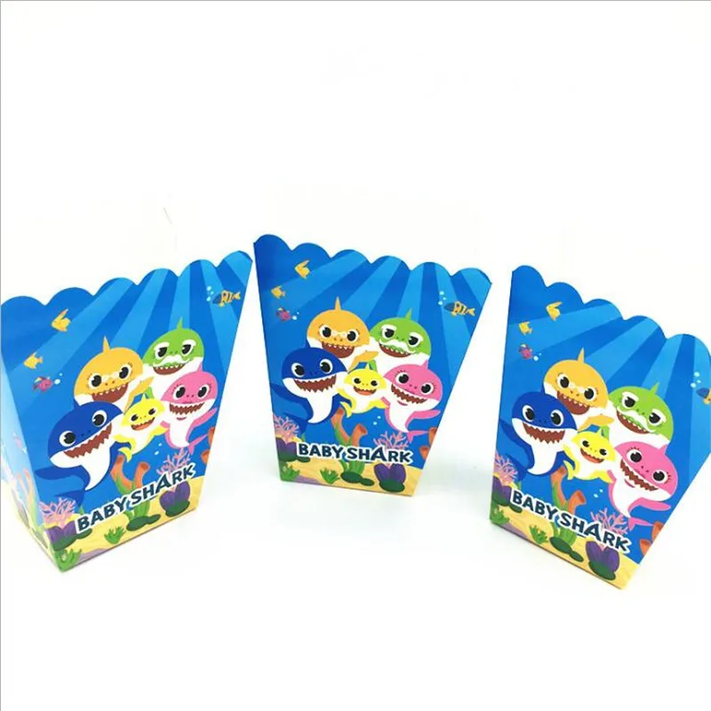 Baby Shark Theme 6pcs/lot Prince Bule Paper Popcorn Box Wedding Kids Birthday Paper Box Movie Boxes Decoration Supply
Baby Shark Theme 6pcs/lot Prince Bule Paper Popcorn Box Wedding Kids Birthday Paper Box Movie Boxes Decoration Supply