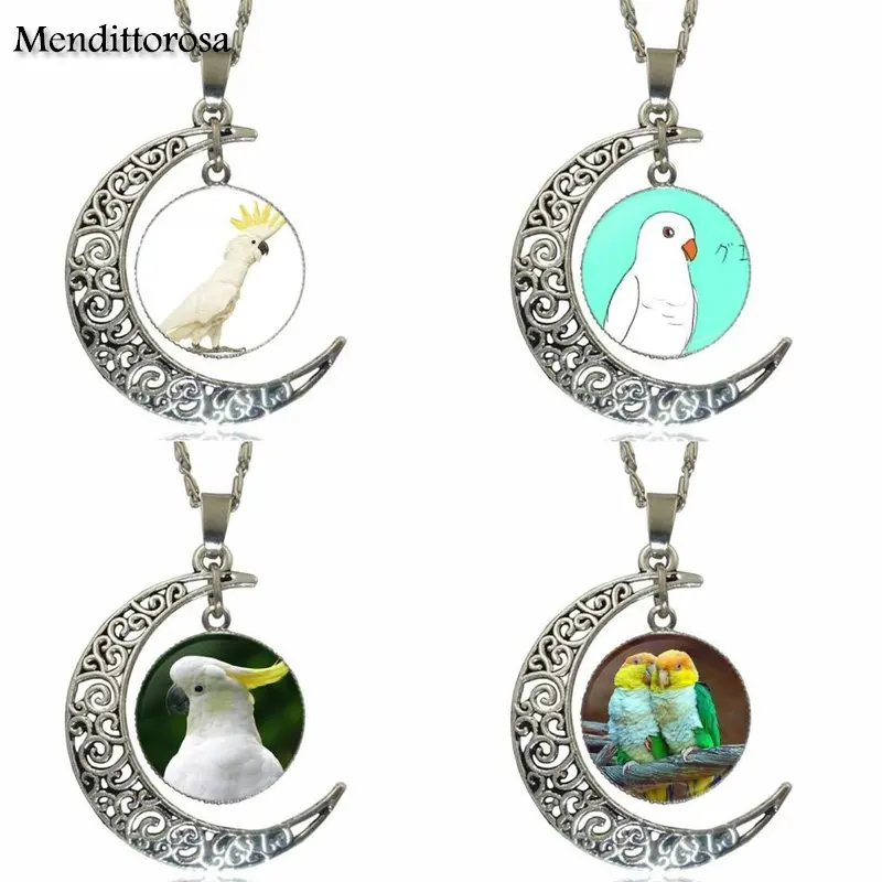 EJ Glaze White Parrot Necklace Fashion Long Chain With Crescent Shaped Necklace Jewelry For Girls Gifts
EJ Glaze White Parrot Necklace Fashion Long Chain With Crescent Shaped Necklace Jewelry For Girls Gifts