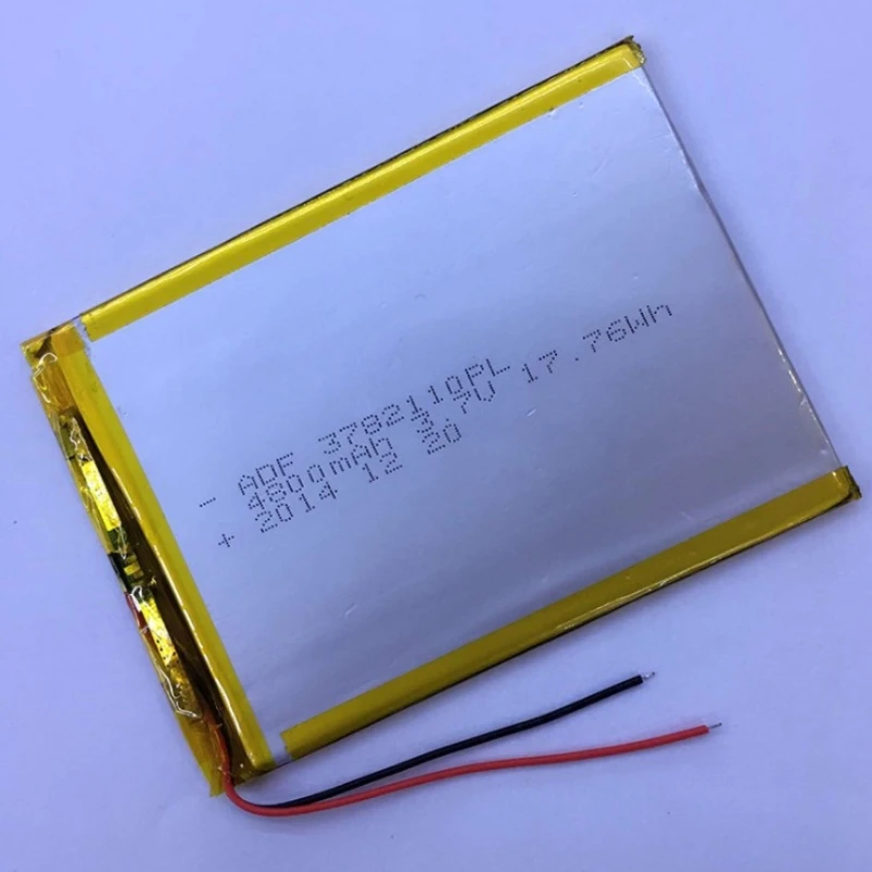 Poly lithium polymer battery 4800MAH profitability 3782110 game tablet computer digital products Rechargeable Li-ion Cel | Электроника