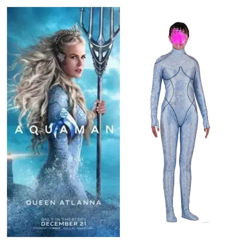 New-Movie-Aquaman-Atlantis-Queen-Atlanna-Cosplay-Costumes-Girls-Women-Spandex-Jumpsuits-Bodysuits-Zentai-Party-Suit