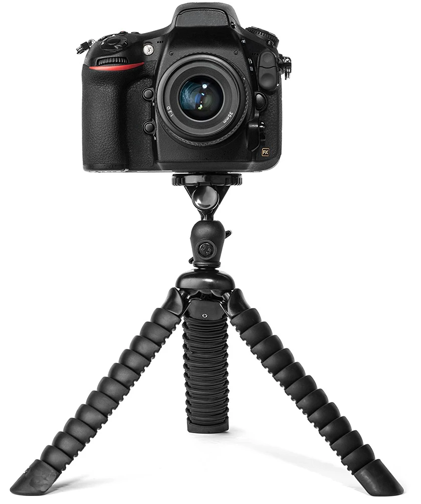 DSLR Camera + Action Cam Mini Octopus Tripod 2-in-1 Flexible Gorillapod for iPhone GoPro Canon Nikon Sony Camera
DSLR Camera + Action Cam Mini Octopus Tripod 2-in-1 Flexible Gorillapod for iPhone GoPro Canon Nikon Sony Camera