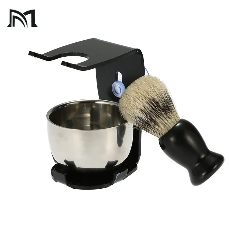 Men Shaving Brush Synthetic Barber Shaving Brush Badger Hair+Black Acrylic Stand+bowl Shaving Brush Stand Top-Level Beauty Tools
Men Shaving Brush Synthetic Barber Shaving Brush Badger Hair+Black Acrylic Stand+bowl Shaving Brush Stand Top-Level Beauty Tools