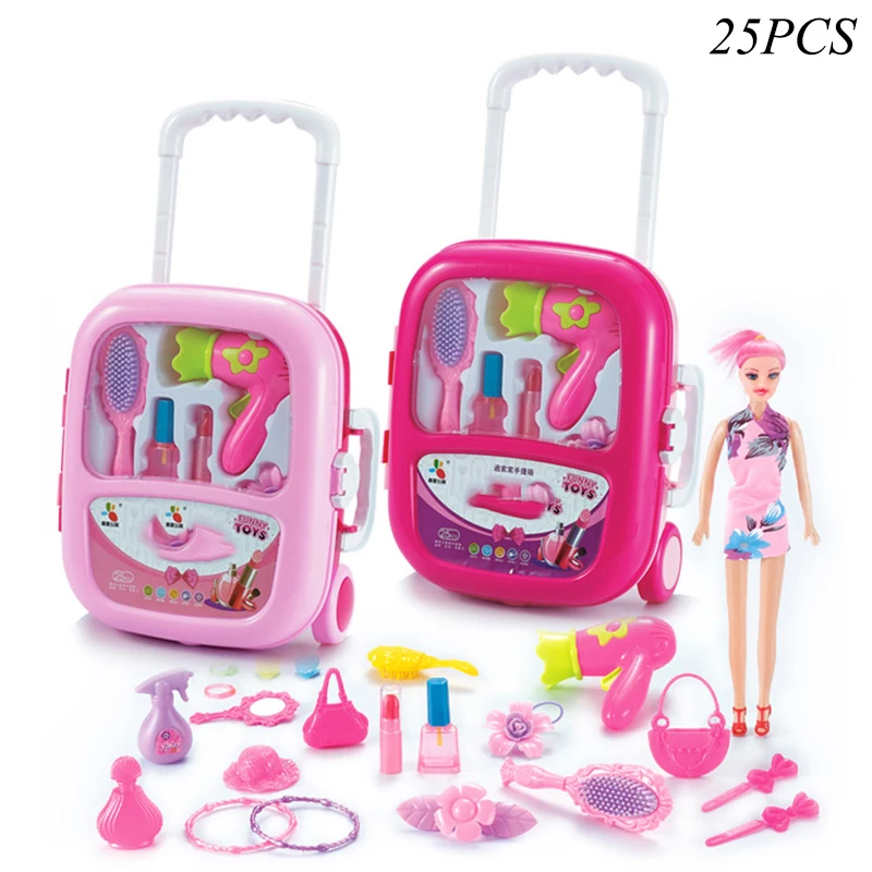 Children Pretend Makeup Game Toy Hair Dryer Lipstick Girl Play House Makeup Suitcase Toy Simulation Drama Props Children Gifts
Children Pretend Makeup Game Toy Hair Dryer Lipstick Girl Play House Makeup Suitcase Toy Simulation Drama Props Children Gifts