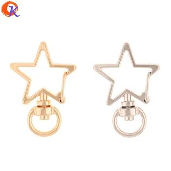 Cordial Design 50pcs 24*35mm Jewelry Accessories/Hand Made/DIY Making/Star Shape/Key Chain Clasps/Jewelry Findings Component
Cordial Design 50pcs 24*35mm Jewelry Accessories/Hand Made/DIY Making/Star Shape/Key Chain Clasps/Jewelry Findings Component