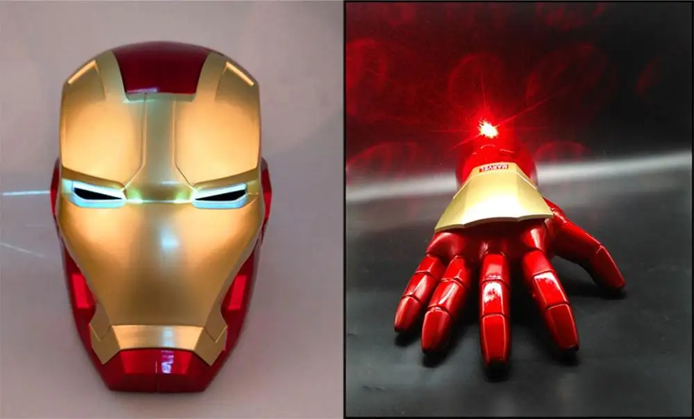 1/1 Iron Man Laser Sound Edition Wearable Illuminated Electric Helmet Gloves Repulsors Tony Stark Cosplay Props Adult Kids Toys
1/1 Iron Man Laser Sound Edition Wearable Illuminated Electric Helmet Gloves Repulsors Tony Stark Cosplay Props Adult Kids Toys