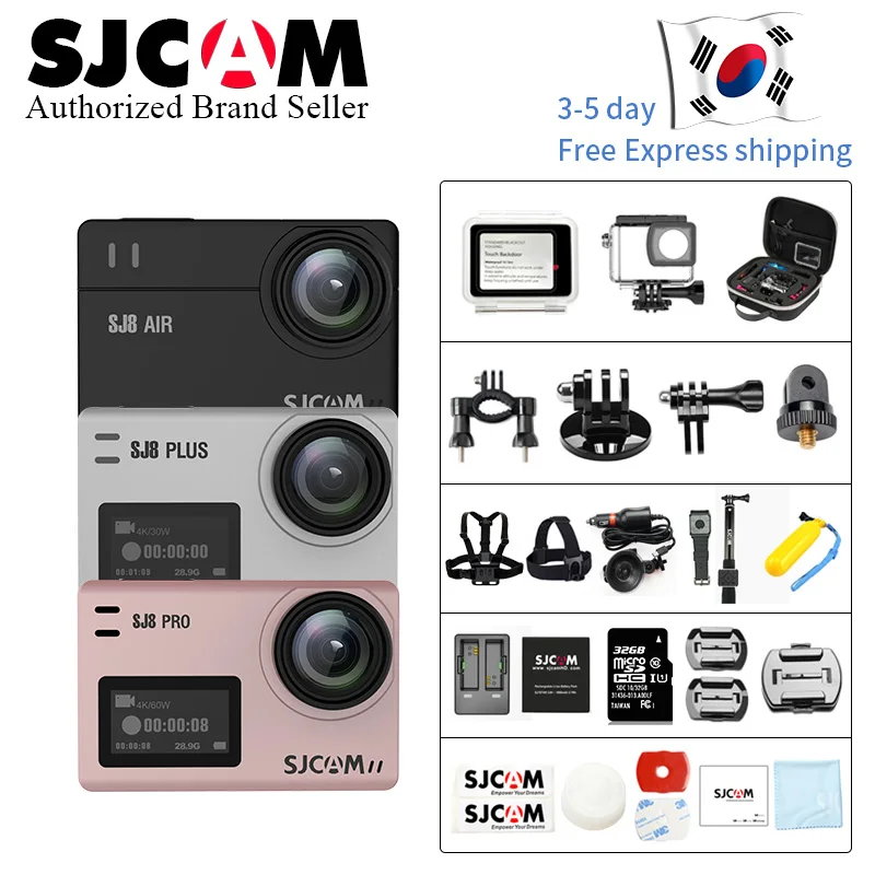 SJCAM SJ8 Series SJ8 Plus Action Camera SJ CAM SJ8 PRO 4K 60fps Dual Touch Screen Anti Shake 8X DiGital WIFI Remote Outdoor cam
SJCAM SJ8 Series SJ8 Plus Action Camera SJ CAM SJ8 PRO 4K 60fps Dual Touch Screen Anti Shake 8X DiGital WIFI Remote Outdoor cam