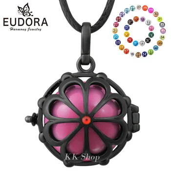EUDORA 20 mm Charm Copper Black Cage Lockets Pendant Necklace Wax Leather Necklace Ringing Mexican Bola Maternity jewelry H236
EUDORA 20 mm Charm Copper Black Cage Lockets Pendant Necklace Wax Leather Necklace Ringing Mexican Bola Maternity jewelry H236