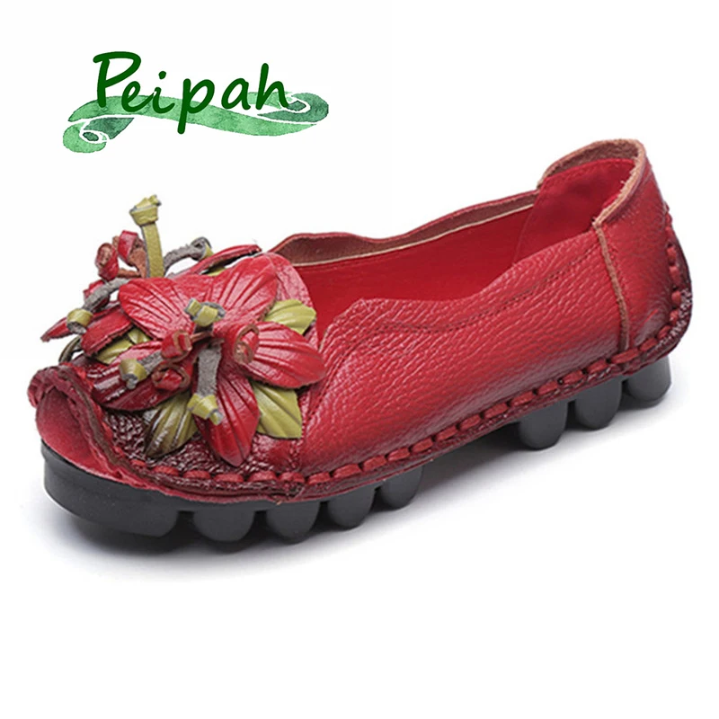 PEIPAH Hot Sell Floral Retro Women Shoes Genuine Leather Casual Shoes Autumn Flat Shoes Shallow Leather Shoes Women Loafers
PEIPAH Hot Sell Floral Retro Women Shoes Genuine Leather Casual Shoes Autumn Flat Shoes Shallow Leather Shoes Women Loafers