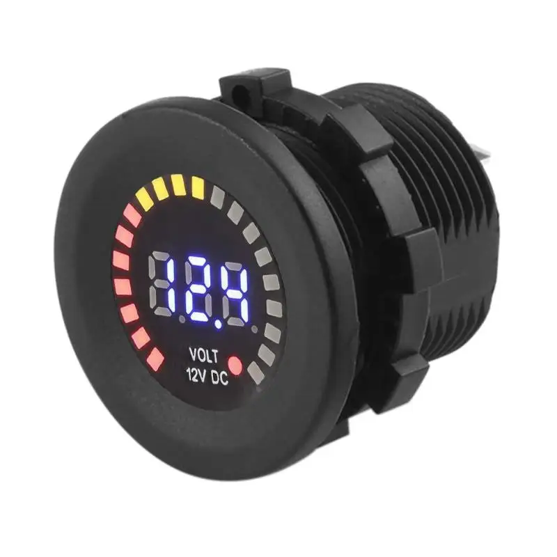 Waterproof DC 12V-24V Car Motorcycle LED Digital Voltmeter Voltage Meter Gauge for Automobiles Motorcycles Boats Replacement
Waterproof DC 12V-24V Car Motorcycle LED Digital Voltmeter Voltage Meter Gauge for Automobiles Motorcycles Boats Replacement