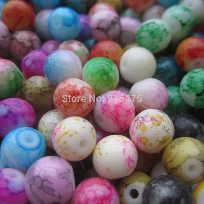30Pcs/Lot 8mm Mottled Printing Glass Beads Mix Color for jewelry making 
30Pcs/Lot 8mm Mottled Printing Glass Beads Mix Color for jewelry making