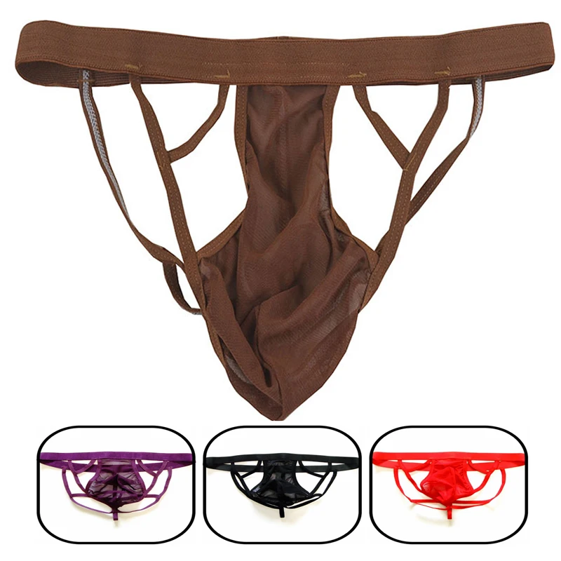 Men Tight Thong Jockstrap Underwear G String Mesh Comfortable Breathable Jock Strap Erotic Homme G-String 2019 Hot sell
Men Tight Thong Jockstrap Underwear G String Mesh Comfortable Breathable Jock Strap Erotic Homme G-String 2019 Hot sell