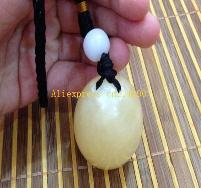 50pcs/lot Free Shipping 50*35mm natural drilled Natural jade eggs For tightening pelvic floor muscle exercise
50pcs/lot Free Shipping 50*35mm natural drilled Natural jade eggs For tightening pelvic floor muscle exercise
