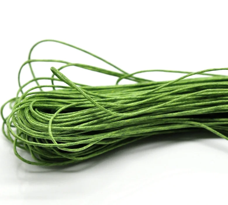 DoreenBeads 80M(3149-5/8") Green Waxed Cotton Cord 1mm for Bracelet/ Necklace (B19330)
DoreenBeads 80M(3149-5/8") Green Waxed Cotton Cord 1mm for Bracelet/ Necklace (B19330)