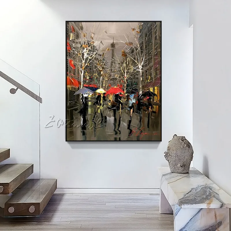 Canvas painting Wall Art Pictures for living room home decor paris london italy street art Hand Painted Paris Street quadro art
Canvas painting Wall Art Pictures for living room home decor paris london italy street art Hand Painted Paris Street quadro art