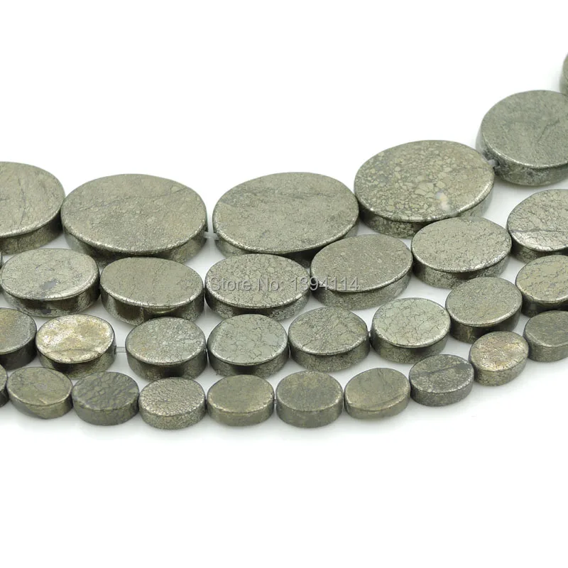 Natural Pyrite Slice Oval Oblaten Beads Strand For Making Bracelets Or Necklaces Jewelry
Natural Pyrite Slice Oval Oblaten Beads Strand For Making Bracelets Or Necklaces Jewelry