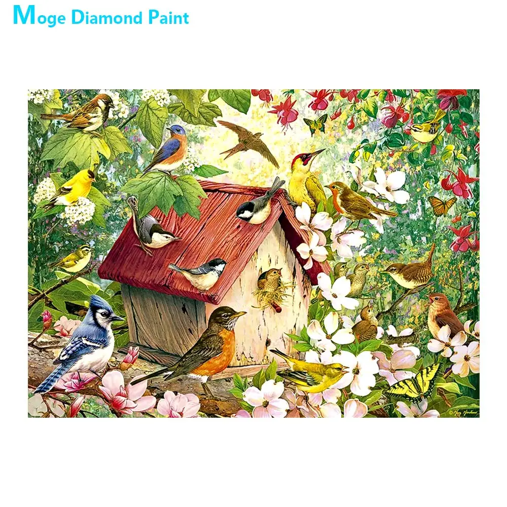 Bird house Diamond Painting Full Round animal floral New DIY Sticking Drill Cross Embroidery 5D manual simple Home Decoration
Bird house Diamond Painting Full Round animal floral New DIY Sticking Drill Cross Embroidery 5D manual simple Home Decoration