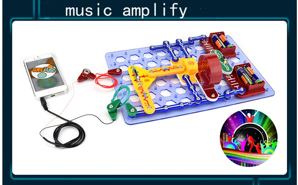 Electronic Circuits Electronics Discovery Kit Building Blocks Assembling Toys for Kids Educational Science Experiment Toys
Electronic Circuits Electronics Discovery Kit Building Blocks Assembling Toys for Kids Educational Science Experiment Toys