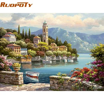 RUOPOTY Frame Harbor Seascape Diy Painting By Numbers Kit Acrylic Paint On Canvas Handpainted For Home Wall Art Picture 40X50
RUOPOTY Frame Harbor Seascape Diy Painting By Numbers Kit Acrylic Paint On Canvas Handpainted For Home Wall Art Picture 40X50