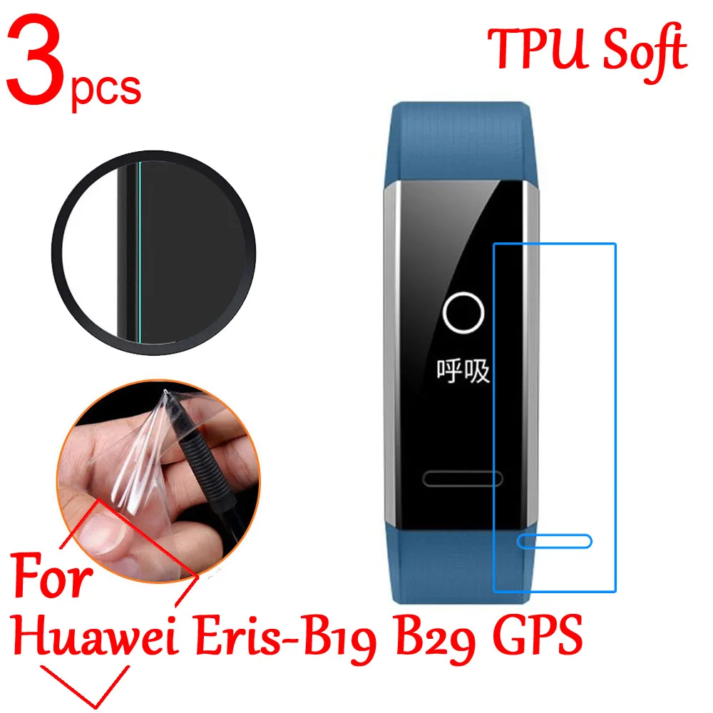 3pcs Ultra Clear TPU Soft Full Screen Protector cover For Huawei Honor Band 3 A2 2 pro Eris-B29 B19 SmartWatch Protective Film 
3pcs Ultra Clear TPU Soft Full Screen Protector cover For Huawei Honor Band 3 A2 2 pro Eris-B29 B19 SmartWatch Protective Film
