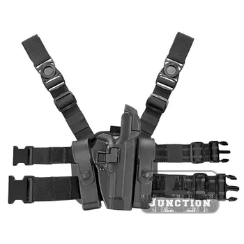 Tactical Serpa Concealment Level 3 Retention Auto Lock Duty Right Hand Drop Leg Thigh Pistol Holster for Beretta 92 96 M9 M92
Tactical Serpa Concealment Level 3 Retention Auto Lock Duty Right Hand Drop Leg Thigh Pistol Holster for Beretta 92 96 M9 M92