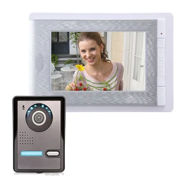 7 Inch TFT Color Video Door Phone Intercom security Door Entry system access control
7 Inch TFT Color Video Door Phone Intercom security Door Entry system access control