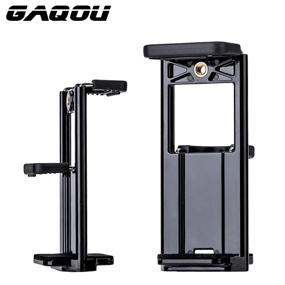 GAQOU Universal 2in1 Tripod Mount Phone Tablet Holder Clip for iPhone 8 Plus X iPad mini Pro 10.5 air 2 Adapter Clamp Stand
GAQOU Universal 2in1 Tripod Mount Phone Tablet Holder Clip for iPhone 8 Plus X iPad mini Pro 10.5 air 2 Adapter Clamp Stand