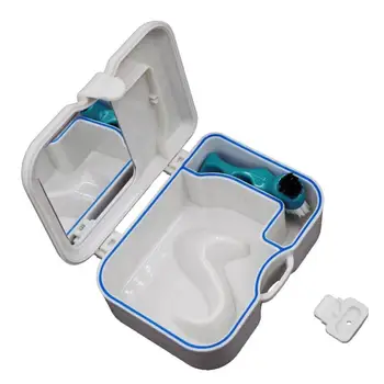Denture False Teeth Storage Box Case With Mirror and Clean Brush Dental Appliance X713 5Up
Denture False Teeth Storage Box Case With Mirror and Clean Brush Dental Appliance X713 5Up